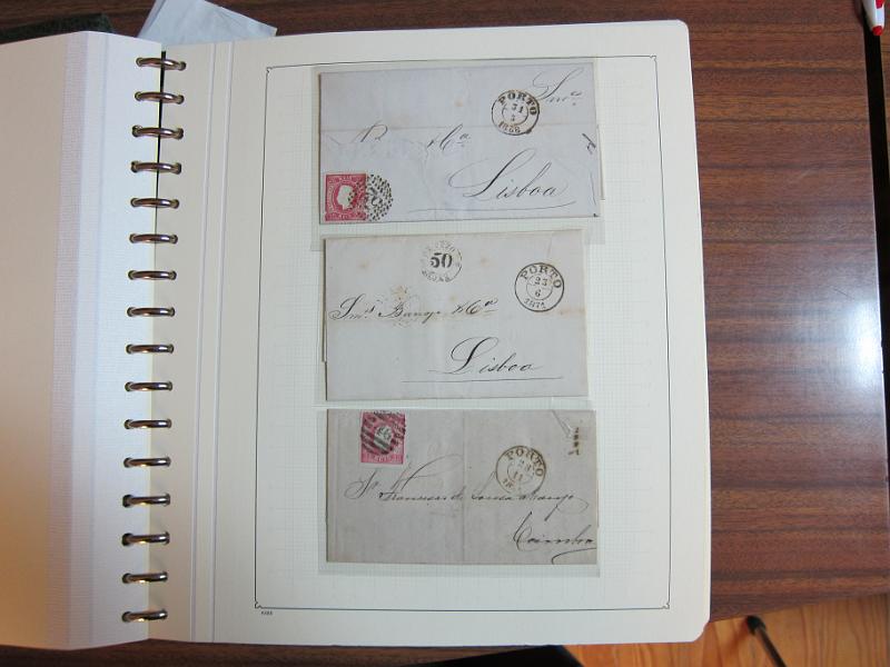 0014 (66).jpg -     Lote:    14      Marcofilia      Lotes Especiais       Descrição:      Portugal.   Colecção montada em dois álbuns com estudo especializado das marcas de duplo círculo e circulares do Porto, com selos de diversas emissões e cartas. Lote a ver.        Lote       Valor Base:     &euro; 1.500,00     Valor Venda:     &euro; 1.500,00     